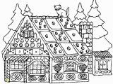 Christmas Gingerbread House Coloring Pages Christmas Coloring Pages for Adults Gingerbread House 12