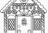 Christmas Gingerbread House Coloring Pages Printable Gingerbread House Coloring Pages for Kids