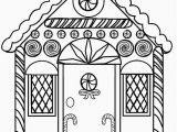 Christmas Gingerbread House Coloring Pages Printable Gingerbread House Coloring Pages for Kids