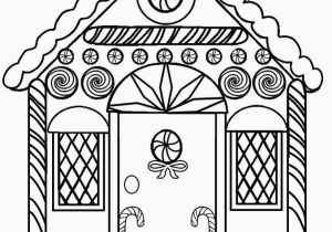 Christmas Gingerbread House Coloring Pages Printable Gingerbread House Coloring Pages for Kids