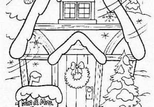 Christmas House Coloring Page Pin by Nancy Chrimes On Coloring Pages