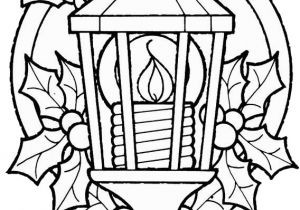 Christmas Lights Coloring Pages Printable Christmas Lantern Coloring Pages 1