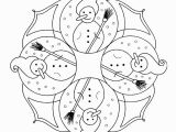 Christmas Mandala Coloring Pages Printable Free Printable Mandala Coloring Pages