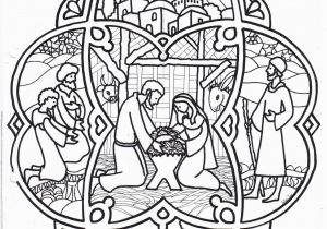 Christmas Nativity Coloring Pages for Adults Christmas Coloring Page Nativity