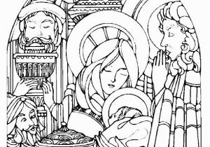 Christmas Nativity Coloring Pages for Adults Free Christmas Coloring Pages