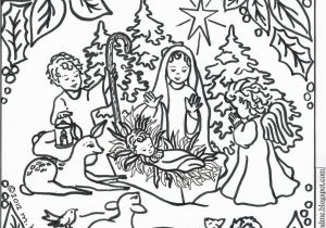 Christmas Nativity Coloring Pages for Adults Jesus and Nativity Coloring Page