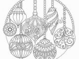 Christmas ornaments Coloring Pages Printable Christmas Hanging ornaments Adult Coloring Page