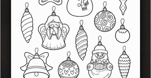 Christmas ornaments Coloring Pages Printable Christmas ornaments Coloring Page • Free Printable Ebook