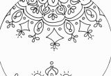 Christmas ornaments Coloring Pages Printable Start Coloring with Diy Network S Able Mandala