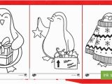 Christmas Penguin Coloring Pages Christmas Penguin Colouring Pages Ks1 Key Stage E