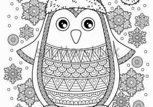 Christmas Penguin Coloring Pages Merry Christmas Jolly Penguin the Detailed Coloring Pages