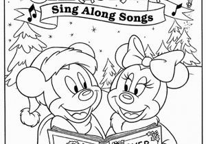 Christmas Princess Coloring Pages Christmas Disney Coloring Page with Mickey and Minnie Mouse