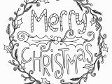 Christmas Printable Coloring Pages for Adults Merry Christmas Wreath Adult Coloring Pages Printable