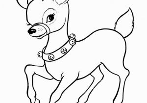 Christmas Reindeer Coloring Pages Santa S Reindeer Page Santa S Reindeer with Sleigh Bells