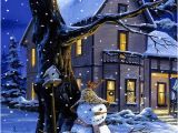 Christmas Scene Wall Murals Animated Christmas Wallpaper for Your Phone Sparkles and Snows Free