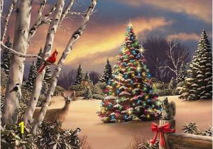 Christmas Scene Wall Murals Beautiful Snow Scenes at Christmas