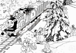 Christmas Thomas the Train Coloring Pages Printable Christmas Colouring Pages for Kids Thomas Winter Pictures