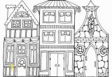 Christmas town Coloring Pages town Coloring Page Christmas Village Art to Color Courtoisieng