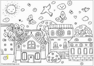 Christmas town Coloring Pages town Coloring Page Spring Coloring Sheets 10 Places to Get Free