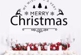 Christmas Vinyl Wall Murals Us $7 76 Off Wall Vinyl Decal Merry Christmas Holiday Vinyl Art Removable Happy New Year Quote Wall Sticker Home Decor Xmas Wall Art Ay1766 In