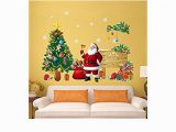 Christmas Wall Mural Plastic Amazon Wffo Wall Stickers Christmas Letter Decor Removable