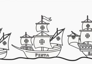 Christopher Columbus Three Ships Coloring Pages Beautiful Wonderful Christopher Columbus Coloring Page S 4954 Unknown