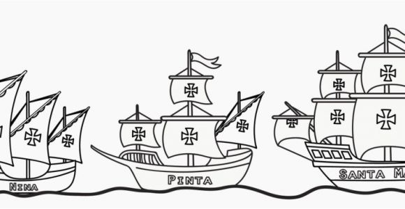 Christopher Columbus Three Ships Coloring Pages Beautiful Wonderful Christopher Columbus Coloring Page S 4954 Unknown