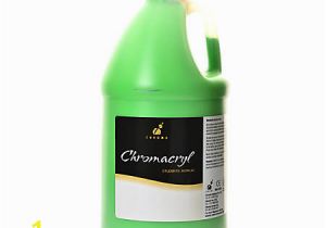 Chroma Acrylic Mural Paint Chroma Chromacryl Students Acrylic Paint 0 5 Gallon Light Green by