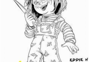 Chucky and Tiffany Coloring Pages 37 Best Scary Coloring Images