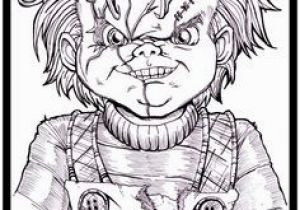 Chucky and Tiffany Coloring Pages 37 Best Scary Coloring Images