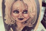 Chucky and Tiffany Coloring Pages Bride Of Chucky Tattoo Horror Horror Tattoo Bride Of