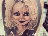 Chucky and Tiffany Coloring Pages Bride Of Chucky Tattoo Horror Horror Tattoo Bride Of