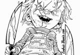 Chucky and Tiffany Coloring Pages Image Result for Scary Horror Coloring Pages