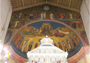 Church Murals for Baptistry Beautiful Mural by Artist Carlo Wostry St andrews Church 26 Jul