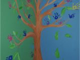 Church Nursery Murals Family Handprint Tree Wall Mural Ideas Pinterest