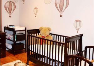 Church Nursery Wall Murals Hot Air Balloons and Cloud Wall Stickers In 2019