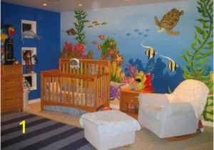 Church Nursery Wall Murals Under the Sea Baby S Room