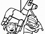 Cinco De Mayo Pinata Coloring Pages Pinata Coloring Page Free Pinata Line Coloring