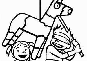 Cinco De Mayo Pinata Coloring Pages Pinata Coloring Page Free Pinata Line Coloring