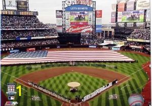 Citi Field Wall Mural New York Mets Citifield Opening Day Inaugural Game 2009 8×10