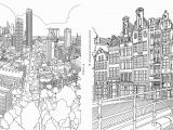 City Coloring Pages for Adults An Extremely Detailed Coloring Book for Architecture Lovers