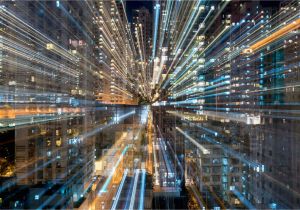 City Lights Wall Mural Shot From Balcony by Jay Lawler On 500px