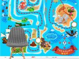 City Map Wall Mural Treasure Map Wallpaper Wall Mural