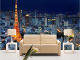 City Skyline Murals Wallpaper Custom Wallpaper Paris tower City Building Landscape Wall