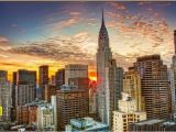 City Skyline Murals Wallpaper New York City Building Landscape 3d Stereoscopic Wallpaper 3d Wall