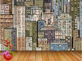 City Wall Murals Black and White Shinehome City Building Wallpaper Black and White 3d Murals