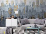 Cityscape Wall Mural Wallpaper City Wallpaper Modern Simple City Wall Mural Architecture