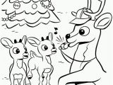 Clarice the Reindeer Coloring Page 21 Clarice the Reindeer Coloring Page