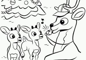 Clarice the Reindeer Coloring Page 21 Clarice the Reindeer Coloring Page