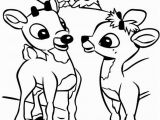 Clarice the Reindeer Coloring Page 21 Clarice the Reindeer Coloring Page